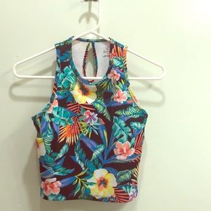 Fun tropical crop top